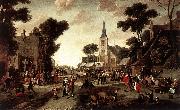 POEL, Egbert van der The Fair af oil painting